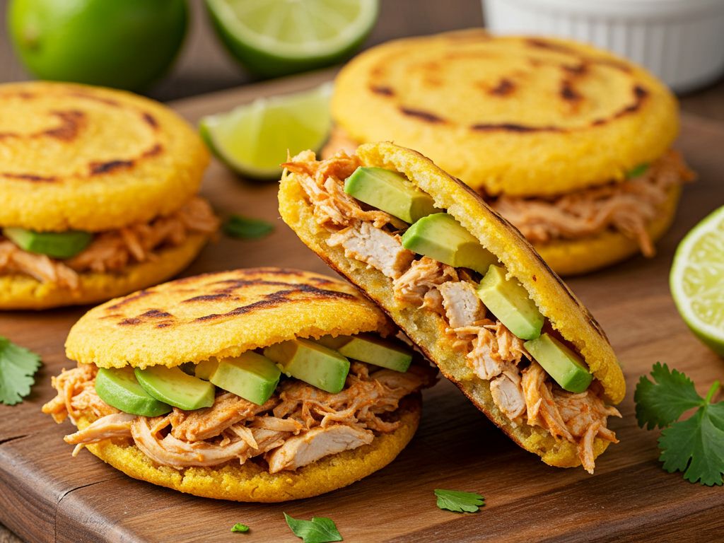 Arepa Recheada com Frango e Abacate A Combinacao Saudavel que Pouca Gente Descobriu