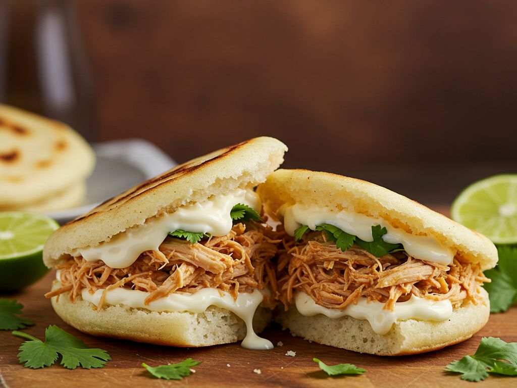 Arepa de Frango com Maionese Caseira O Petisco Secreto que Encanta em Toda Festa
