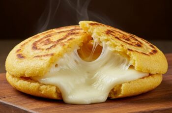 Arepa de Queijo Derretido Crocante