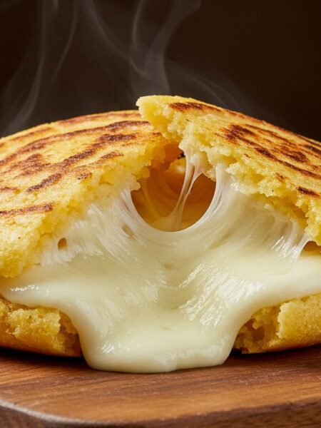Arepa de Queijo Derretido Crocante