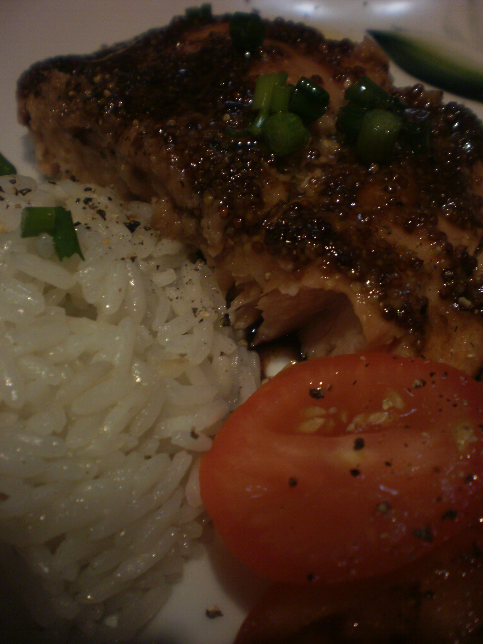 Salmão com molho de mostarda e mel - Imagem do artigo